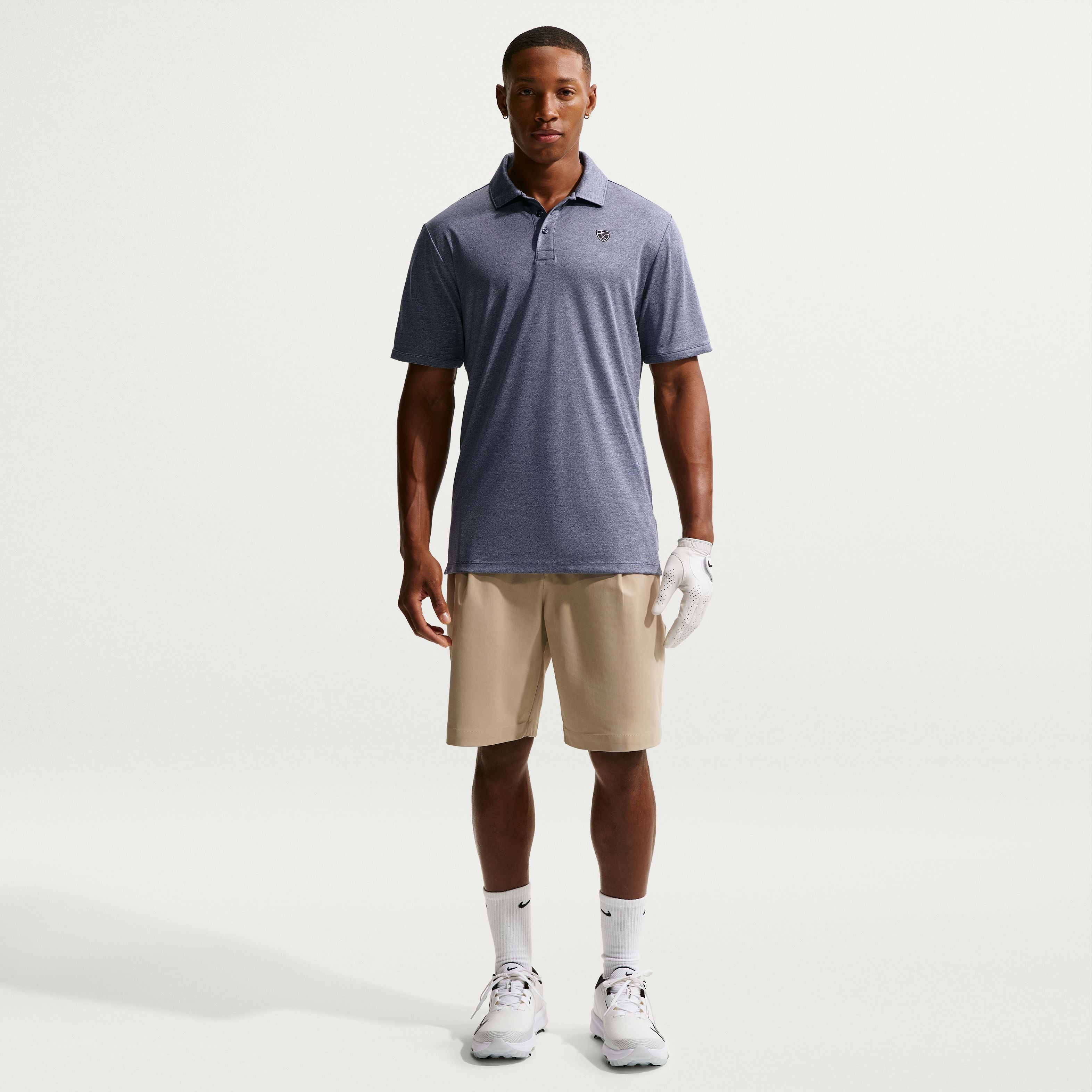 Mens Dri-Fit Par5 Heather Golf Polo