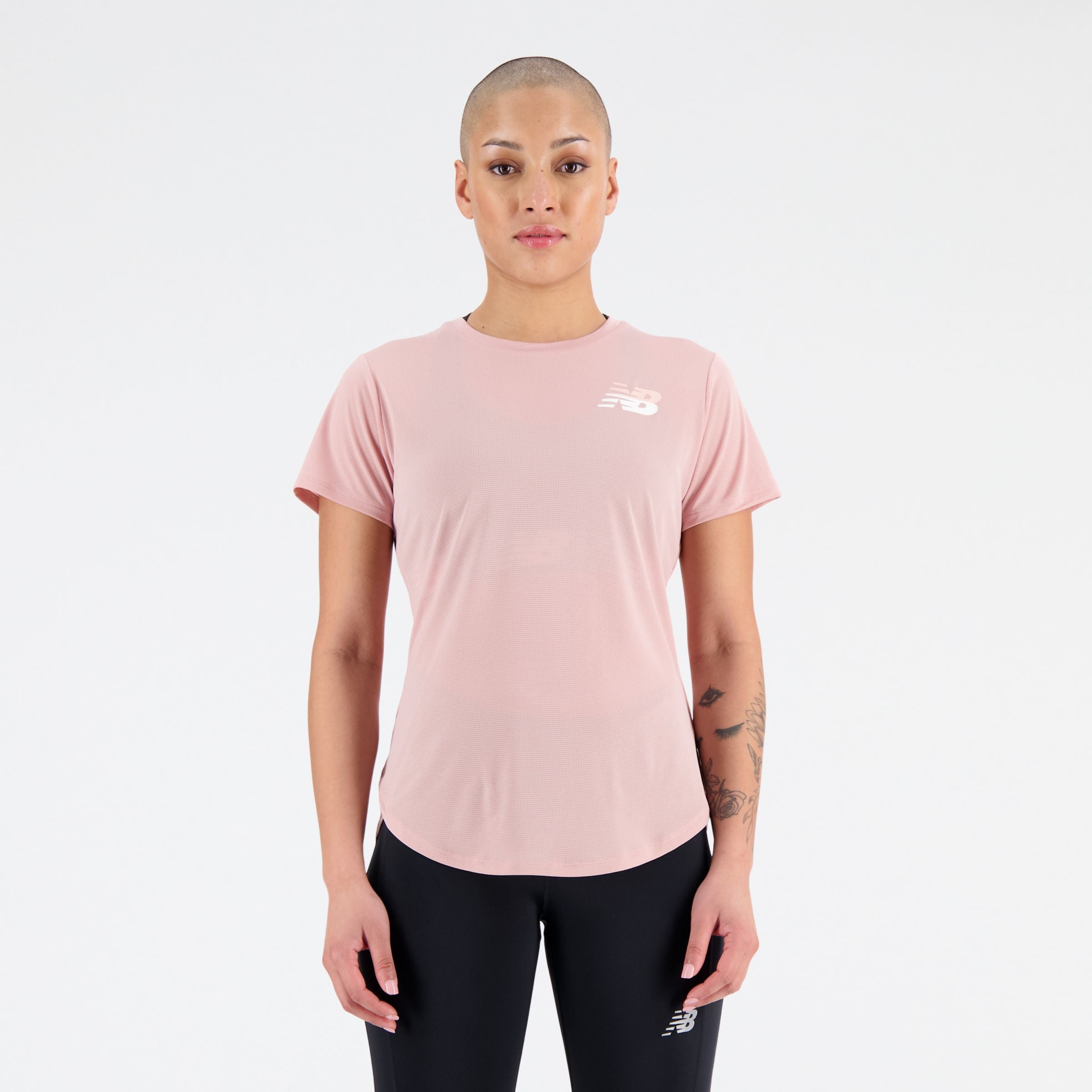 Womens Running Accelerate Graphic Short Sleeve T-Shirt