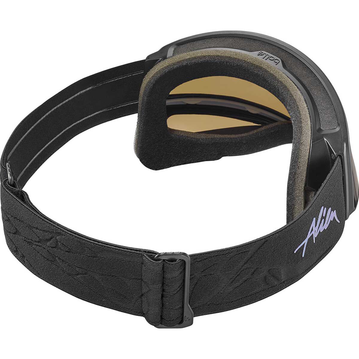 Alien Black Matte Black Chrome Lens Ski Goggle