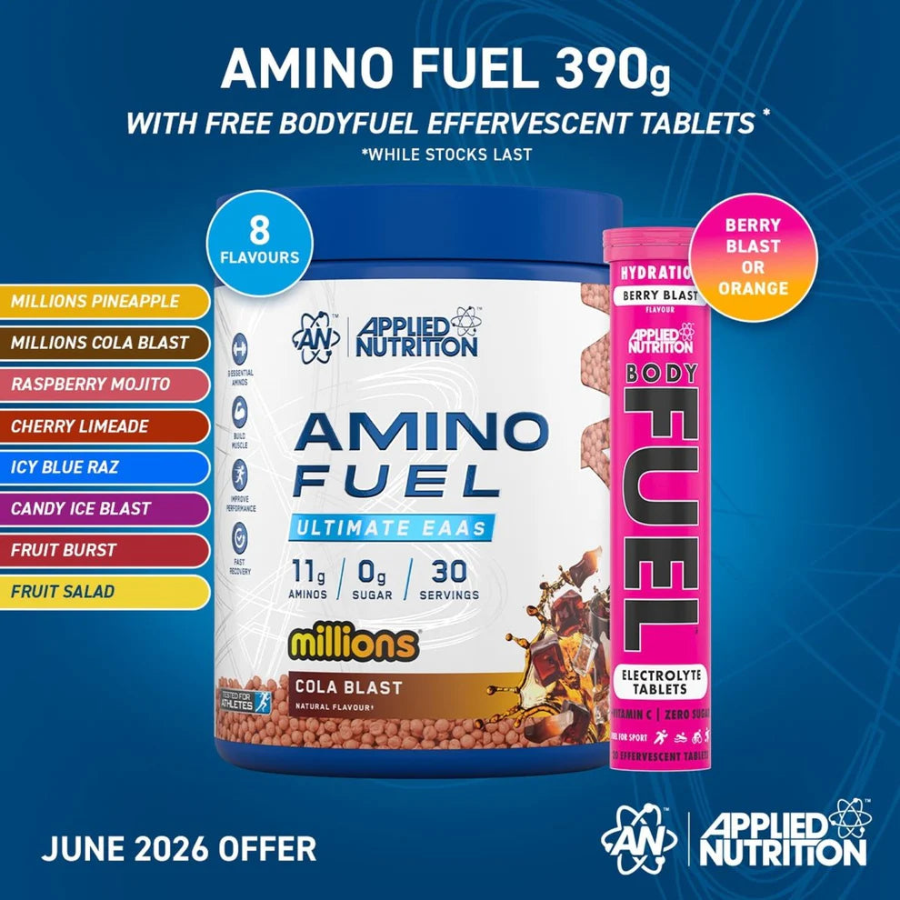Amino Fuel EAA Powder Millions Ultimate Colablast 390 Grams