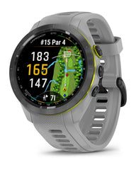 Approach S70 42Mm Black Ceramic Bezel Gray Band Golf Watch