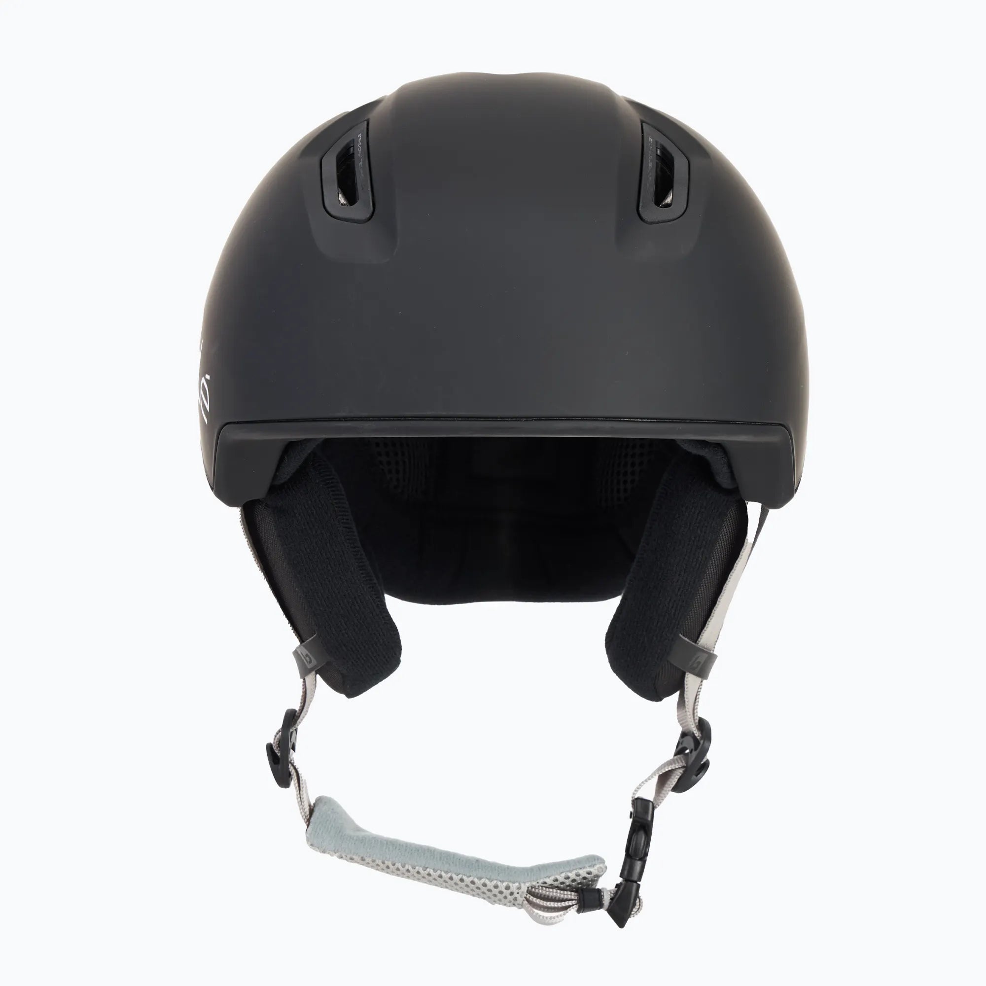 Atmos Pure Black Matte Ski Helmet