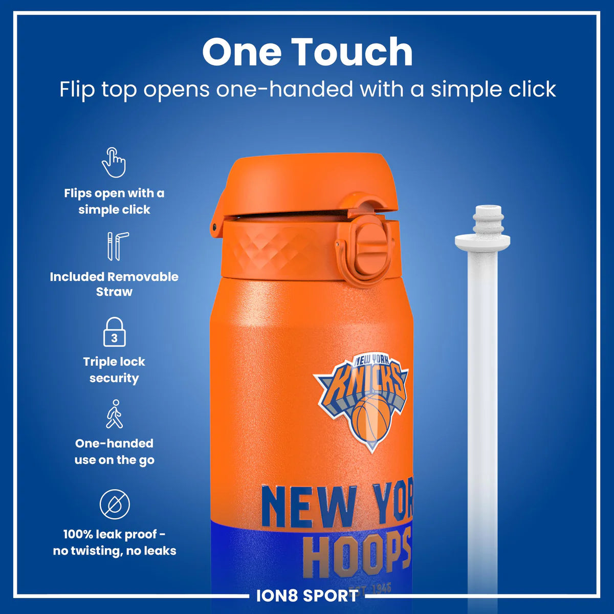 New York Knicks 50 Series 750ml Insulated Water Bottle