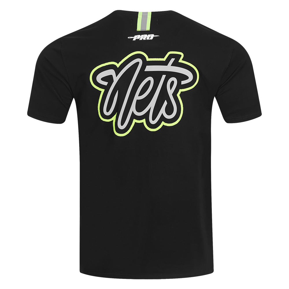 Mens Brooklyn Nets Hi-Vis T-Shirt