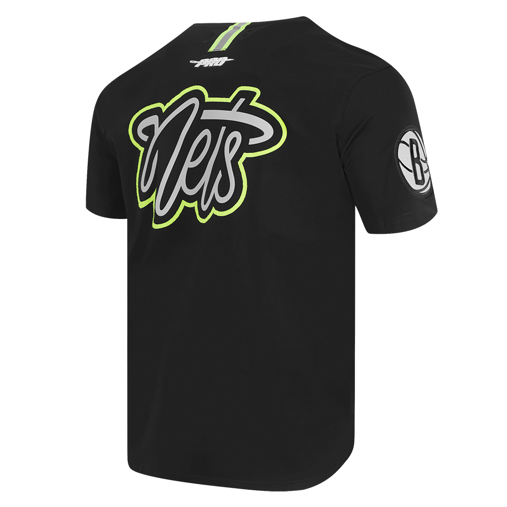 Mens Brooklyn Nets Hi-Vis T-Shirt