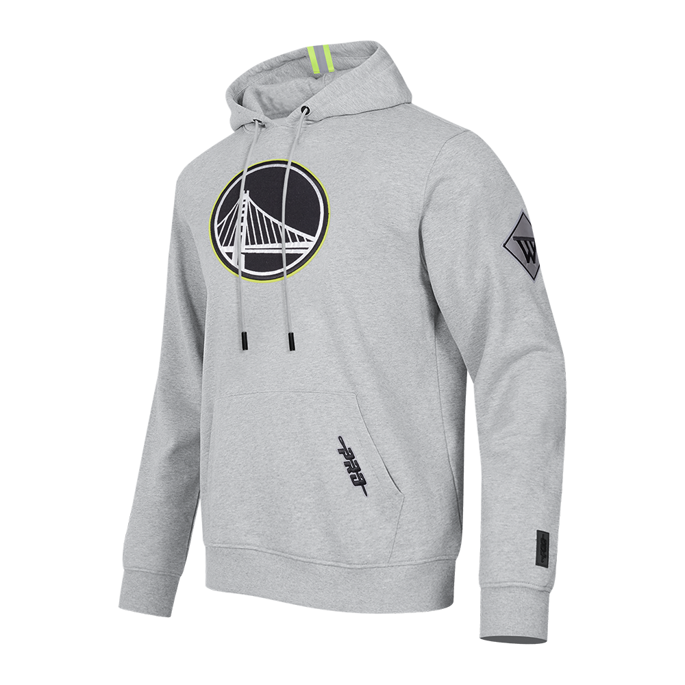 Mens Golden State Warriors Hi-Vis Fleece Hoodie