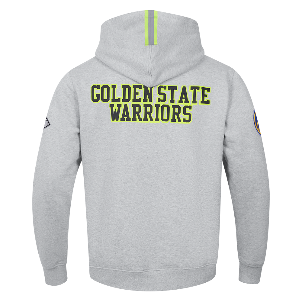 Mens Golden State Warriors Hi-Vis Fleece Hoodie