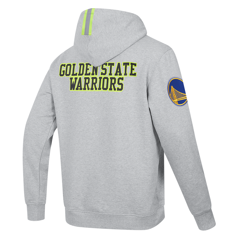 Mens Golden State Warriors Hi-Vis Fleece Hoodie