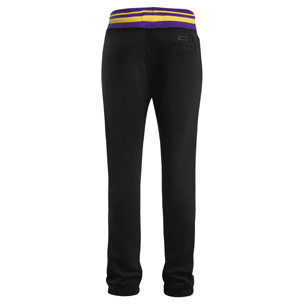 Mens Los Angeles Lakers Retro Classic Fleece Sweatpants
