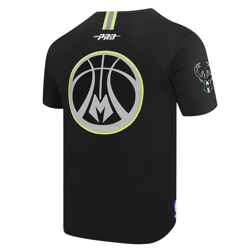 Mens Milwaukee Bucks Hi-Vis T-Shirt