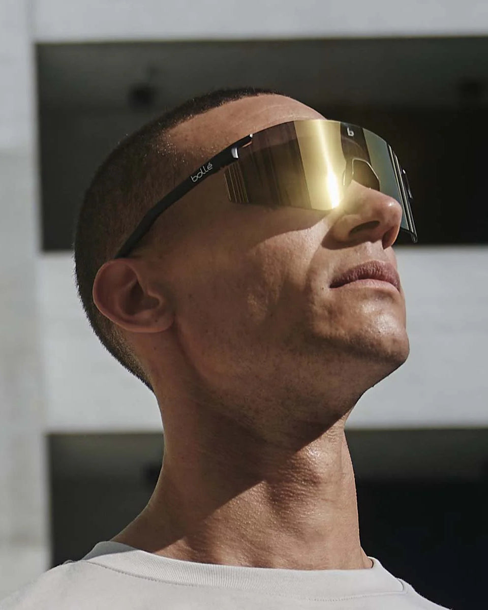 C-Icarus Black Matte TNS Gold Cat 3 Sport Sunglass