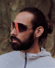 C-Icarus Grey Crystal Clear Ruby Photochromic Sport Sunglass