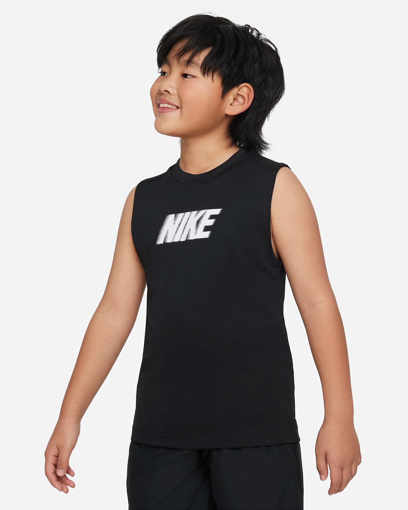 Boys Performance Dri-Fit Logo Muscle Tank