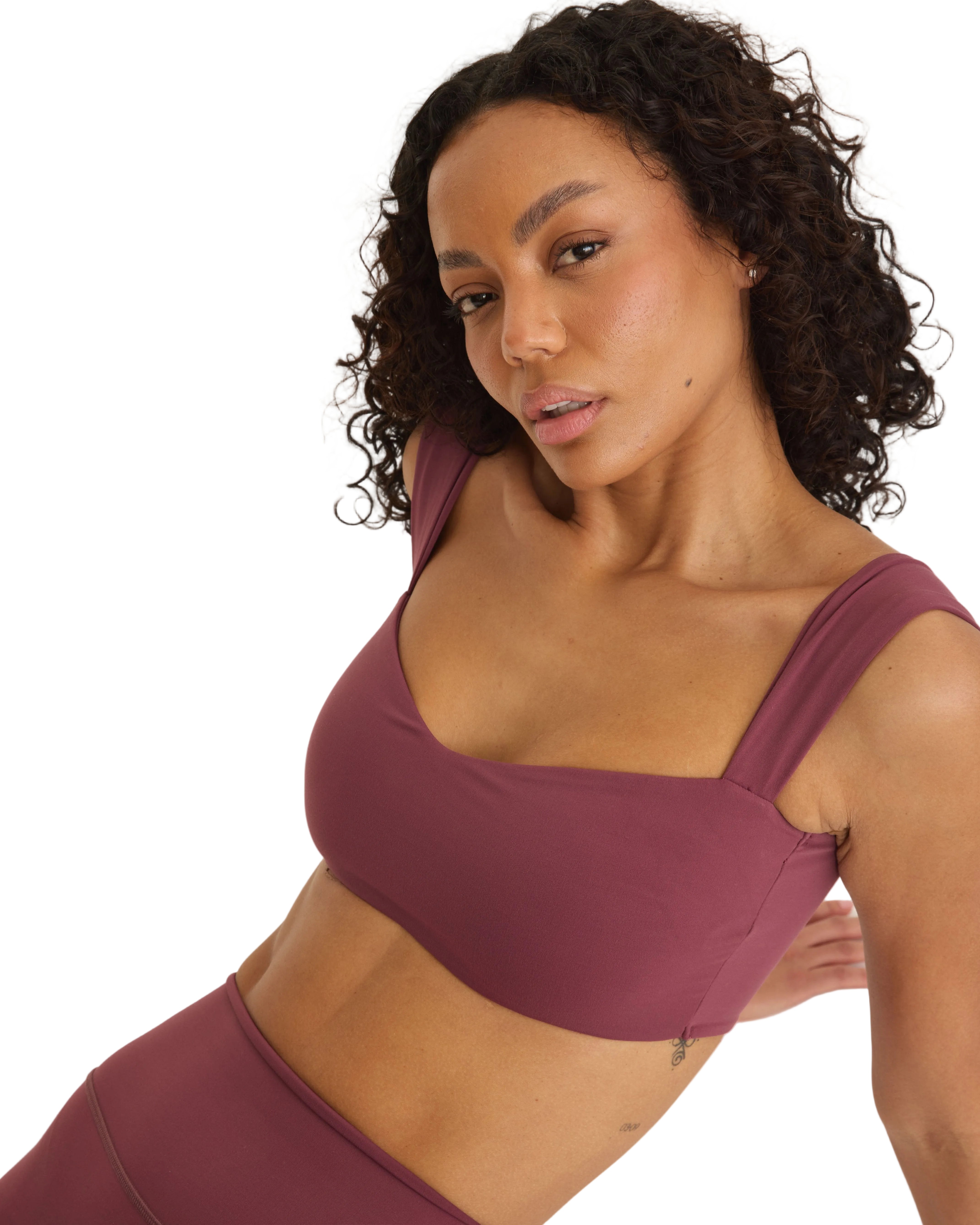 Womens Yoga Jaqueline Balconette Light to Medium Sports Bra
