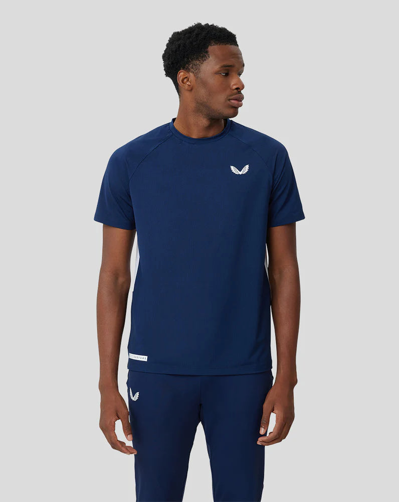 Mens Mesh Mix Performance Short Sleeve T-Shirt