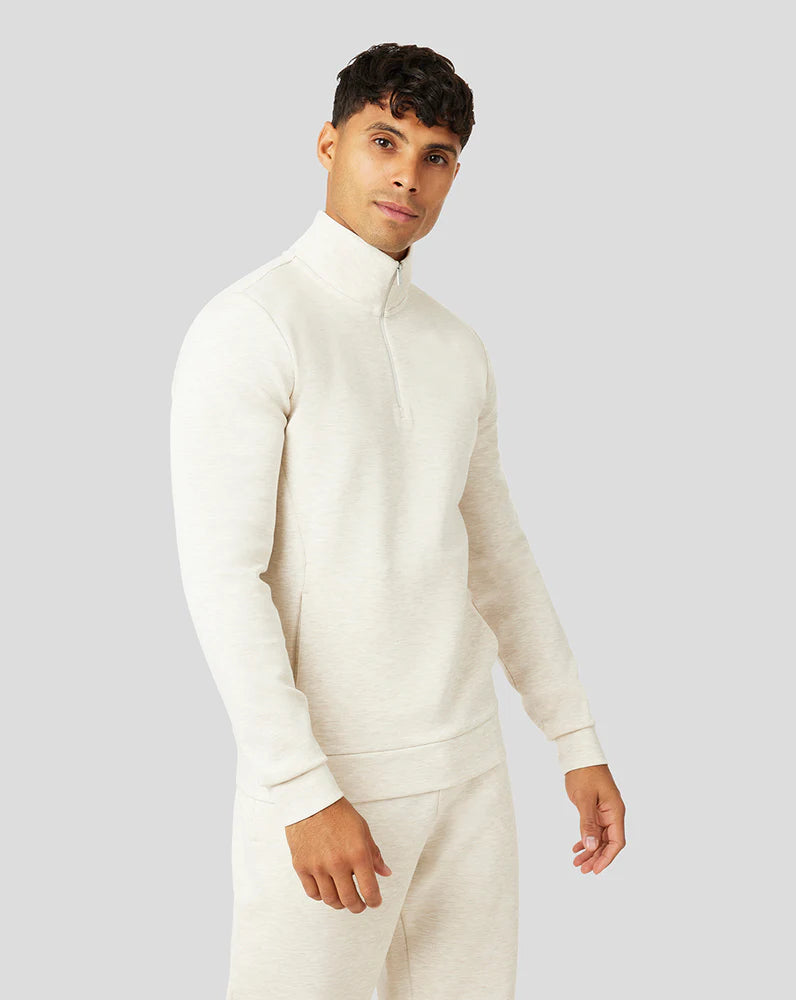 Mens Bonded 1/4 Zip Sweater