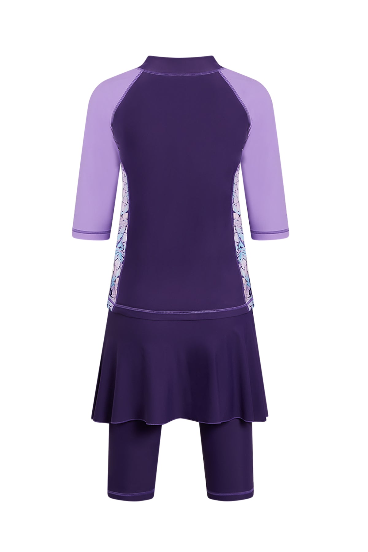 Girls Floral Rainbow Two Piece Skirt Set