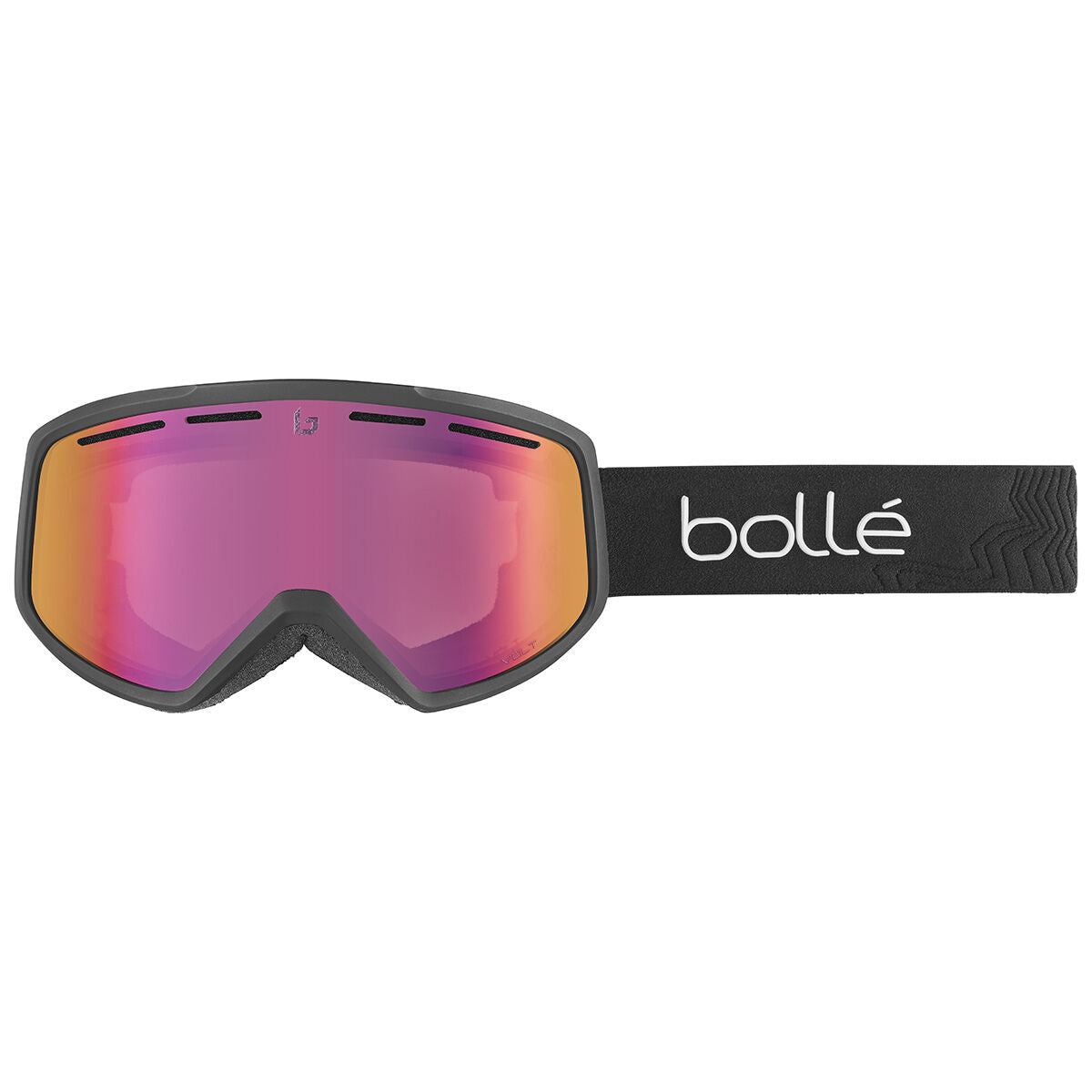 Cascade Black Matte Volt Ruby Lens Ski Goggle