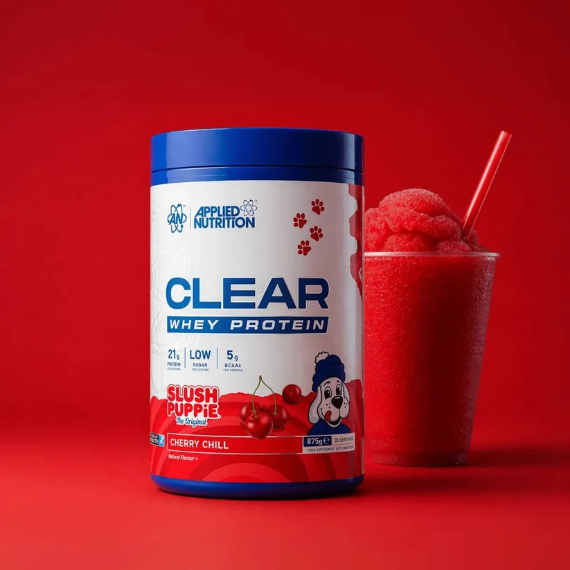 Clear Whey Protein Powder Slush Puppie Cherry Chill 875 Gram