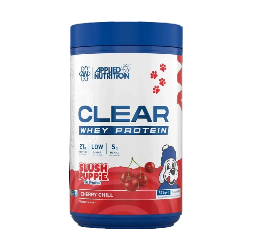 Clear Whey Protein Powder Slush Puppie Cherry Chill 875 Gram
