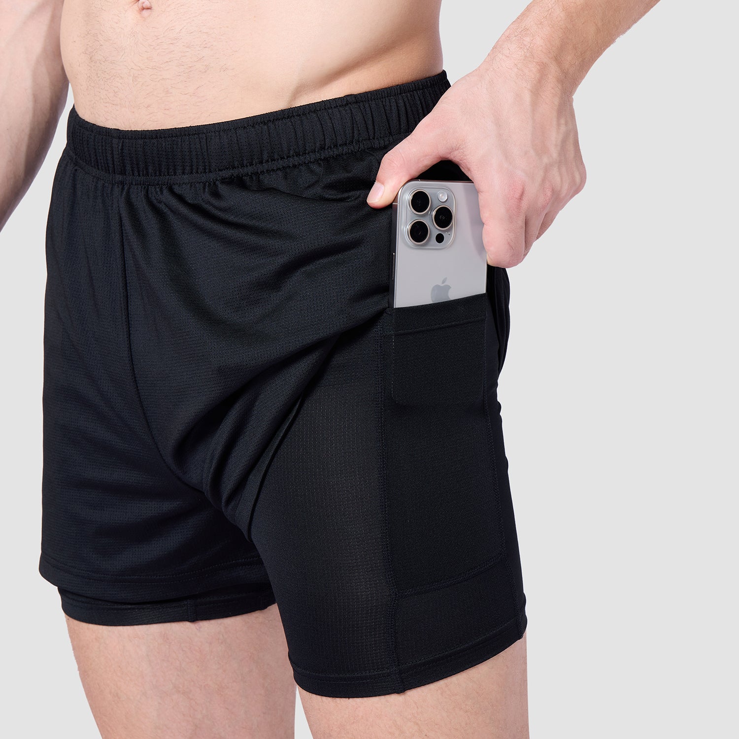 Mens Core Mesh 2-in-1 5" Shorts 2.0