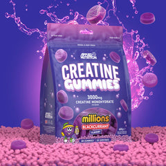 Pure Creatine Million Blackcurrant 3000 Milligram 80 Gummies