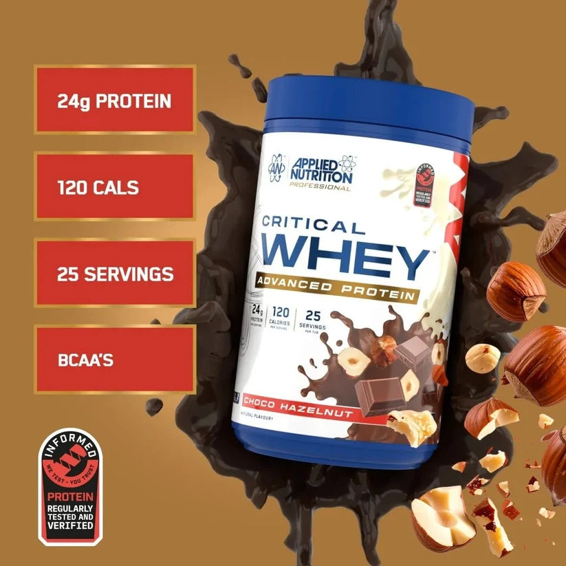 Critical Whey Protein Powder Choco Bueno 825 Grams