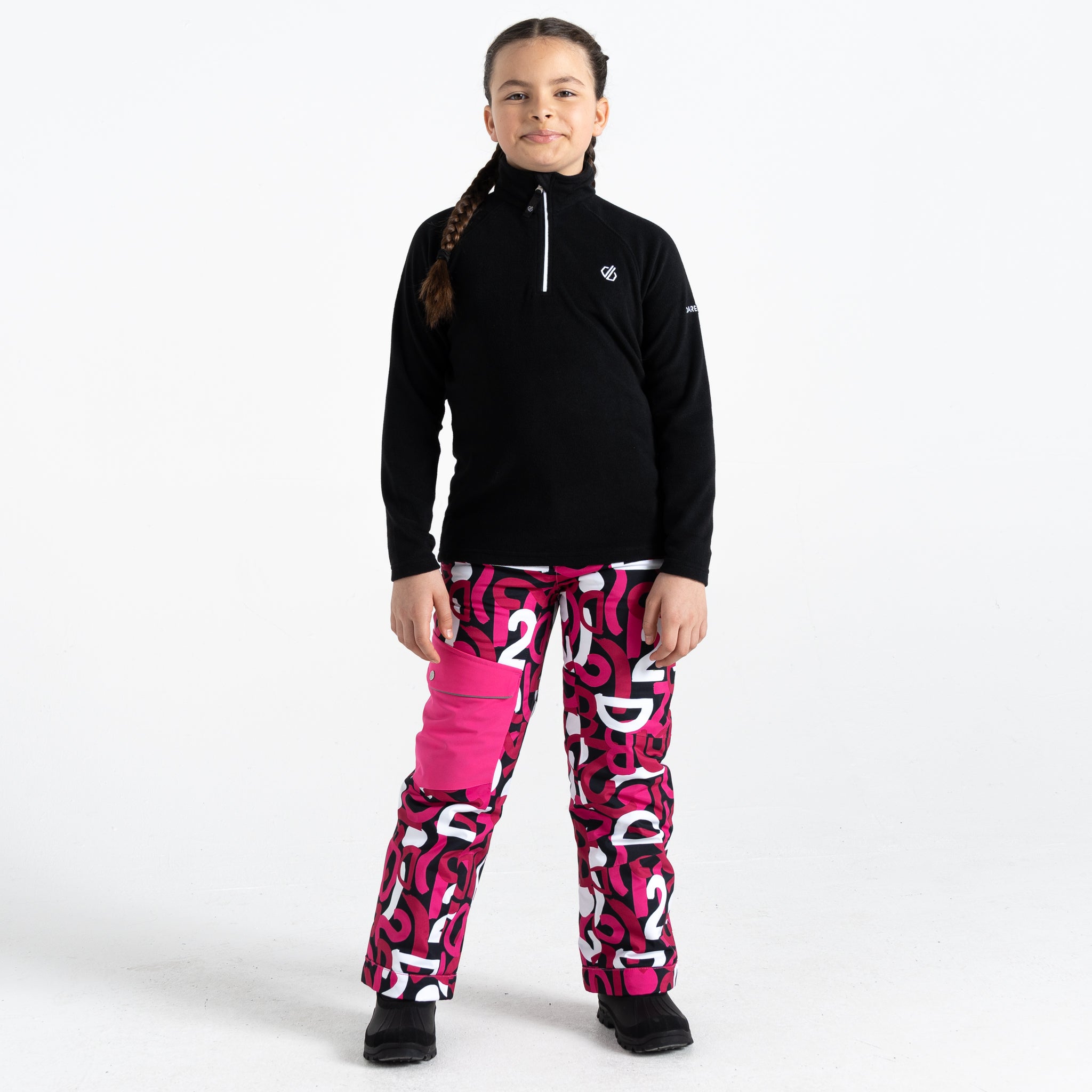 Boys Ski Freehand Fleece Baselayer Long Sleeve Top