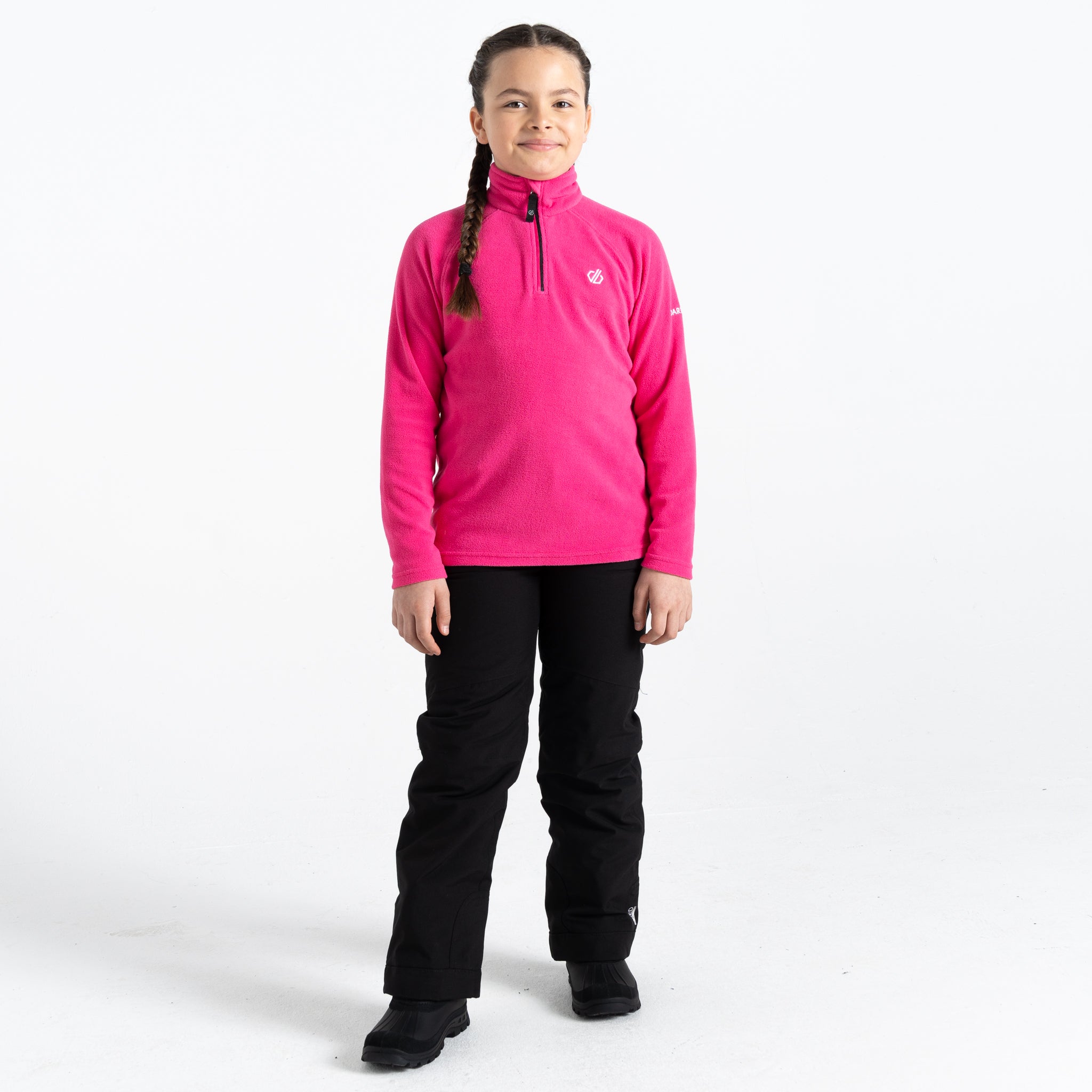 Girls Ski Freehand Fleece Baselayer Long Sleeve Top