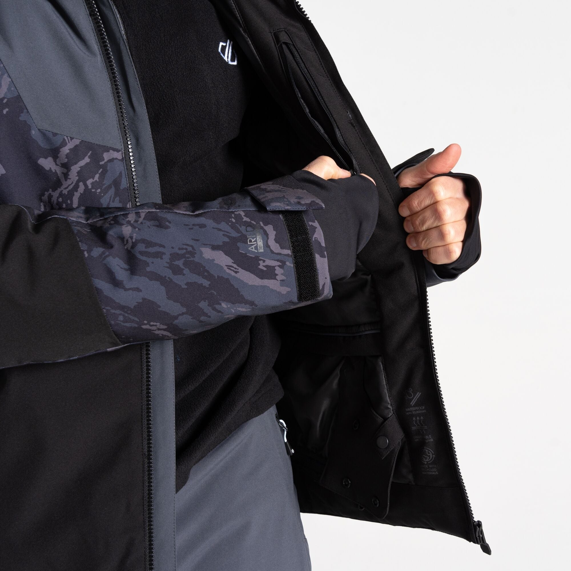 Mens Baseplate Waterproof Padded Ski Jacket