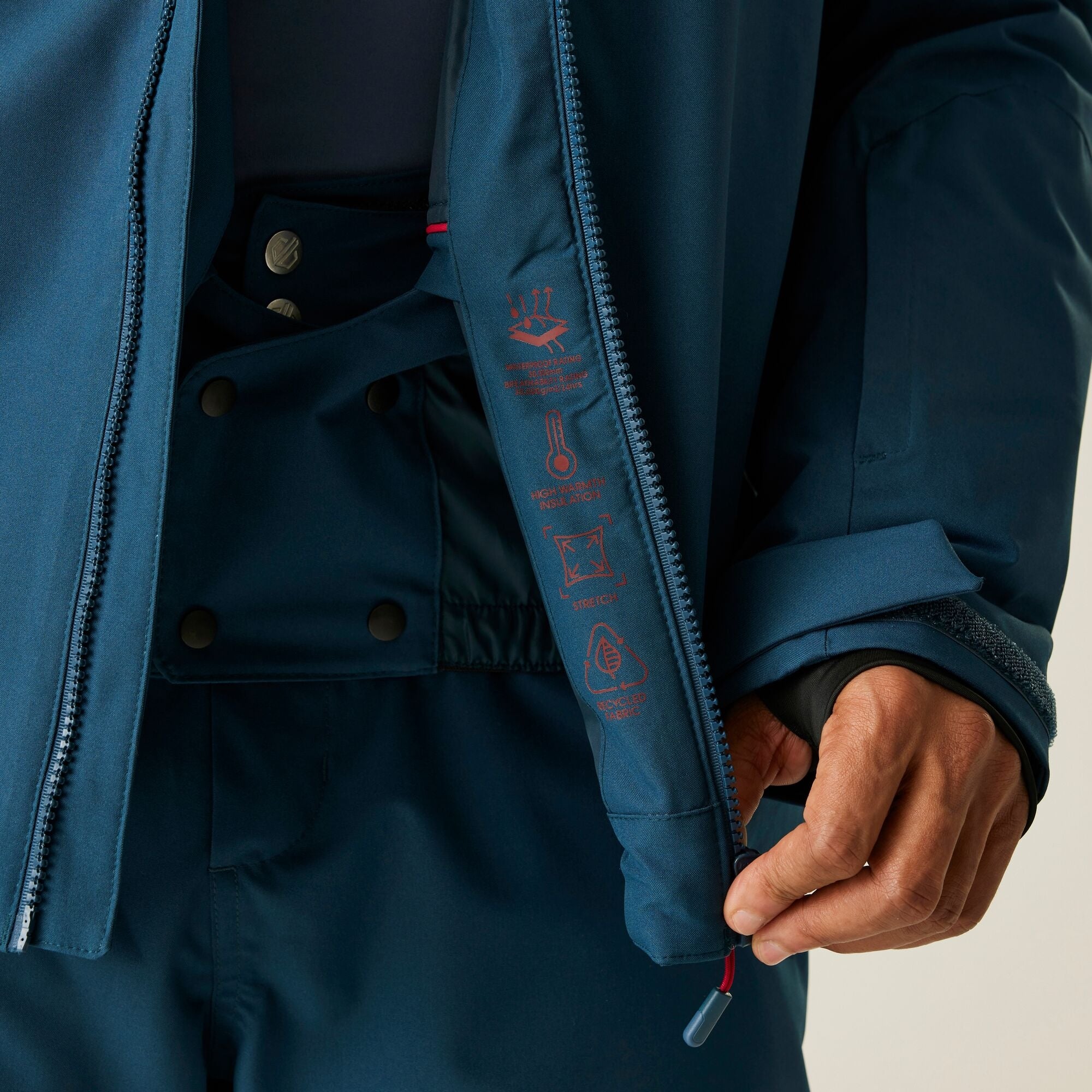 Mens Eagle Waterproof Padded Ski Jacket