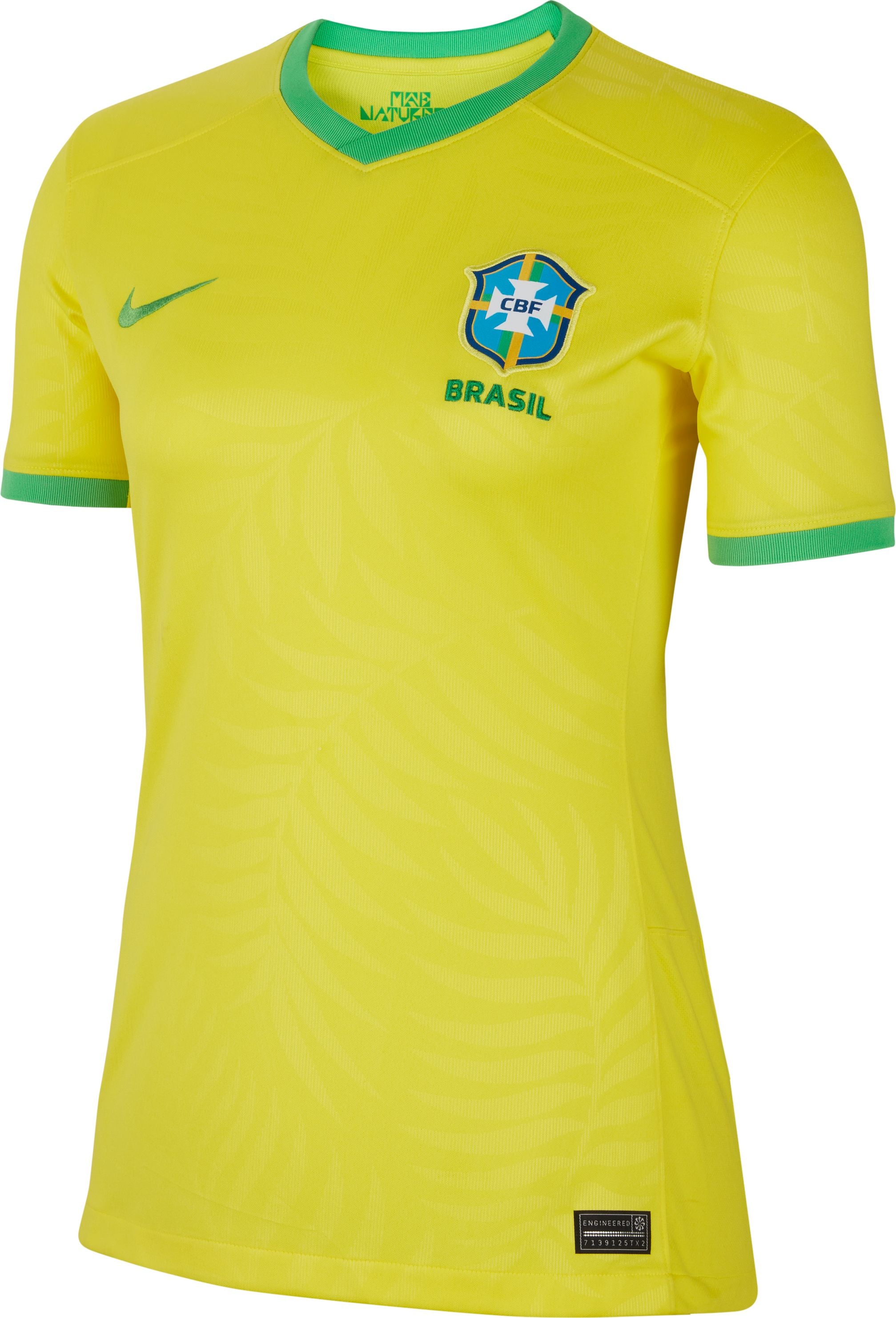 Womens Brazil World Cup 2023 Home Replica Jersey