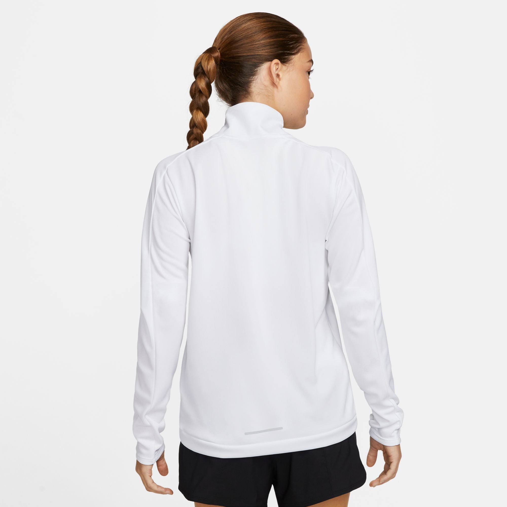Womens Dri-Fit Swoosh Half Zip Long Sleeve T-Shirt