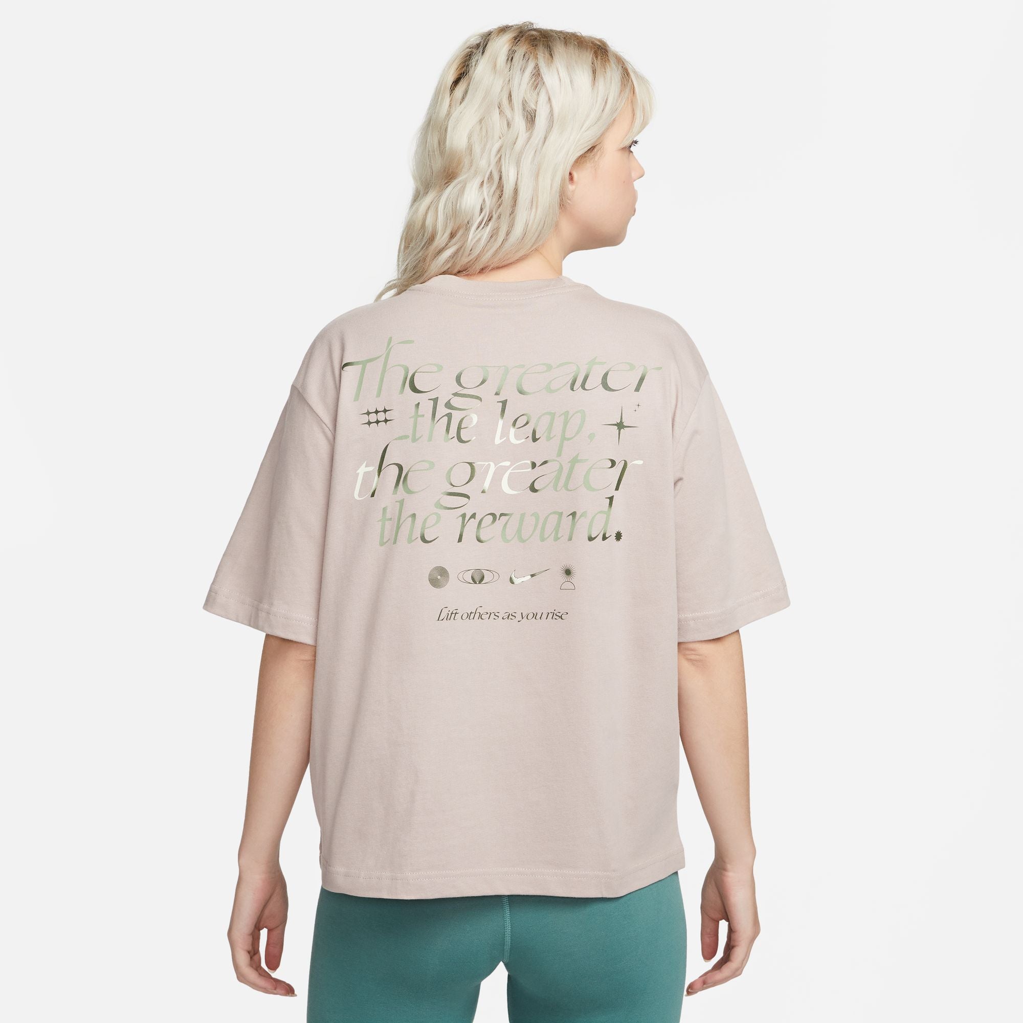 Womens Oversized Crop Short Sleeve T-Shirt