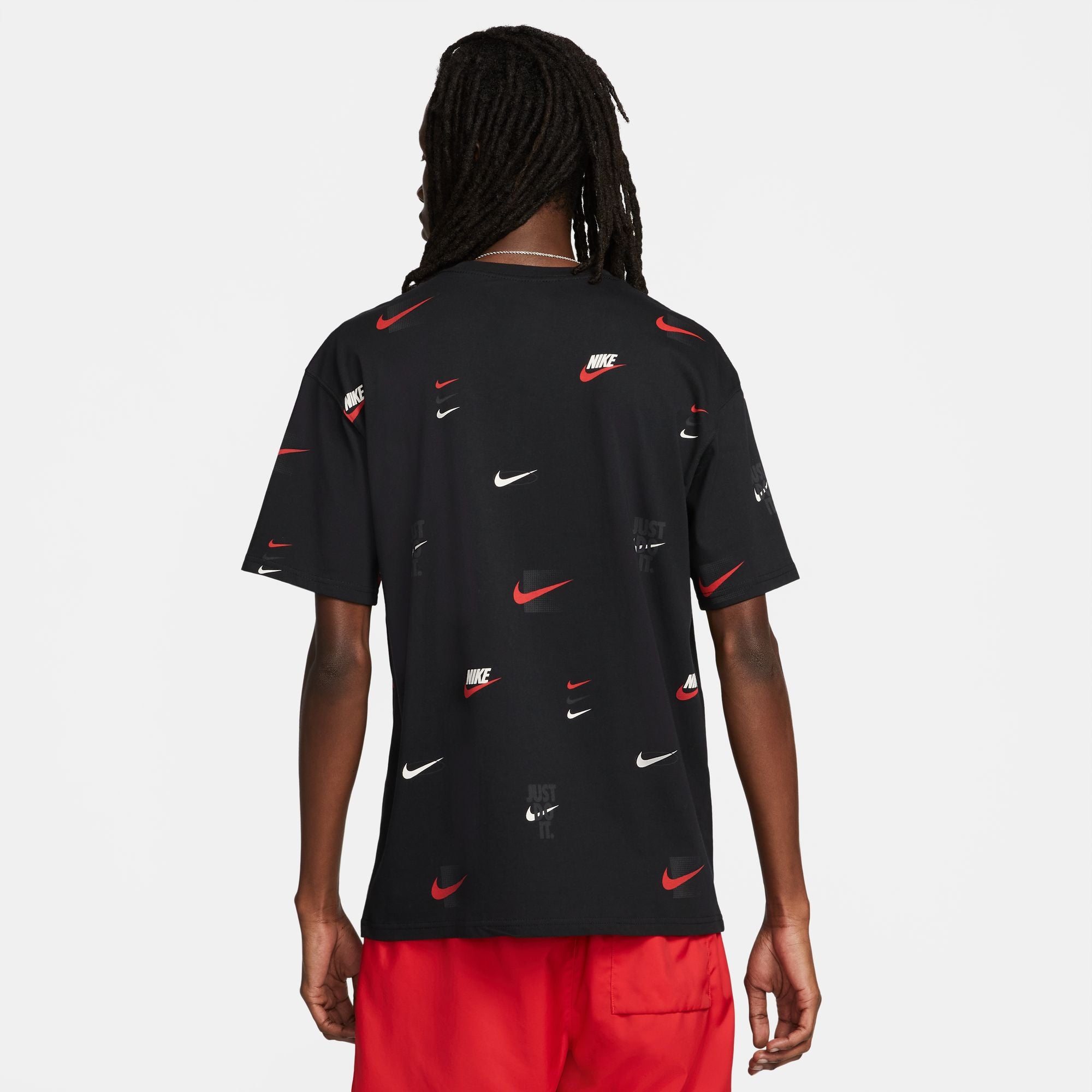 Mens Sportwear Printed Logo Short Sleeve T-Shirt