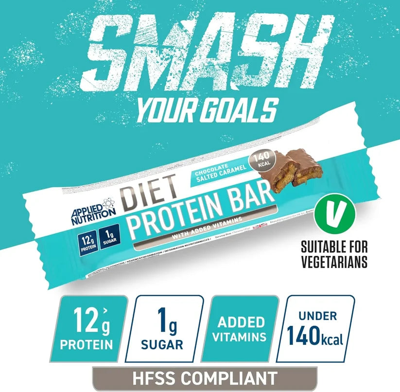 Diet Protein Bar Chocolate Salted Caramel 45 Grams