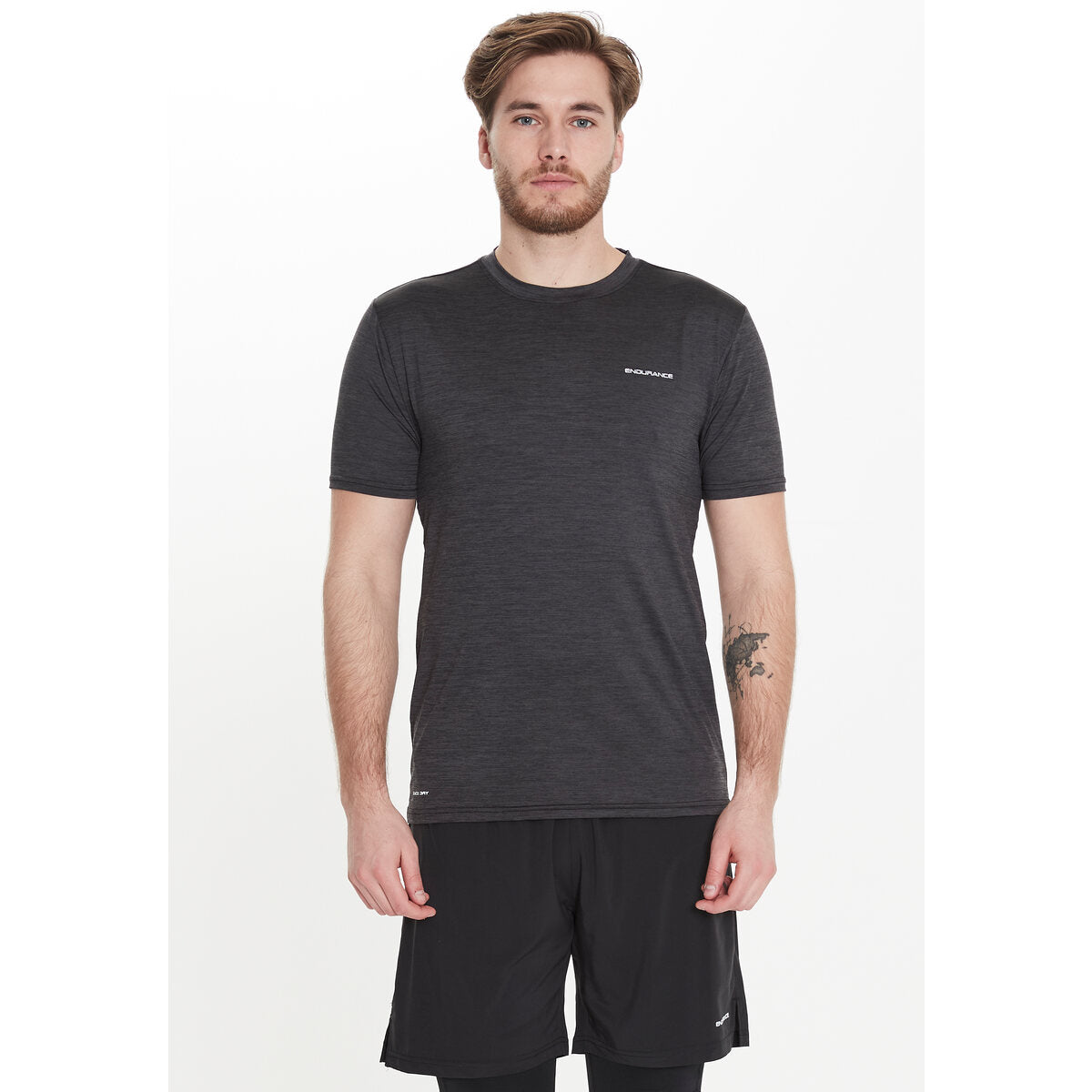 Mens Mell Melange Short Sleeve T-Shirt