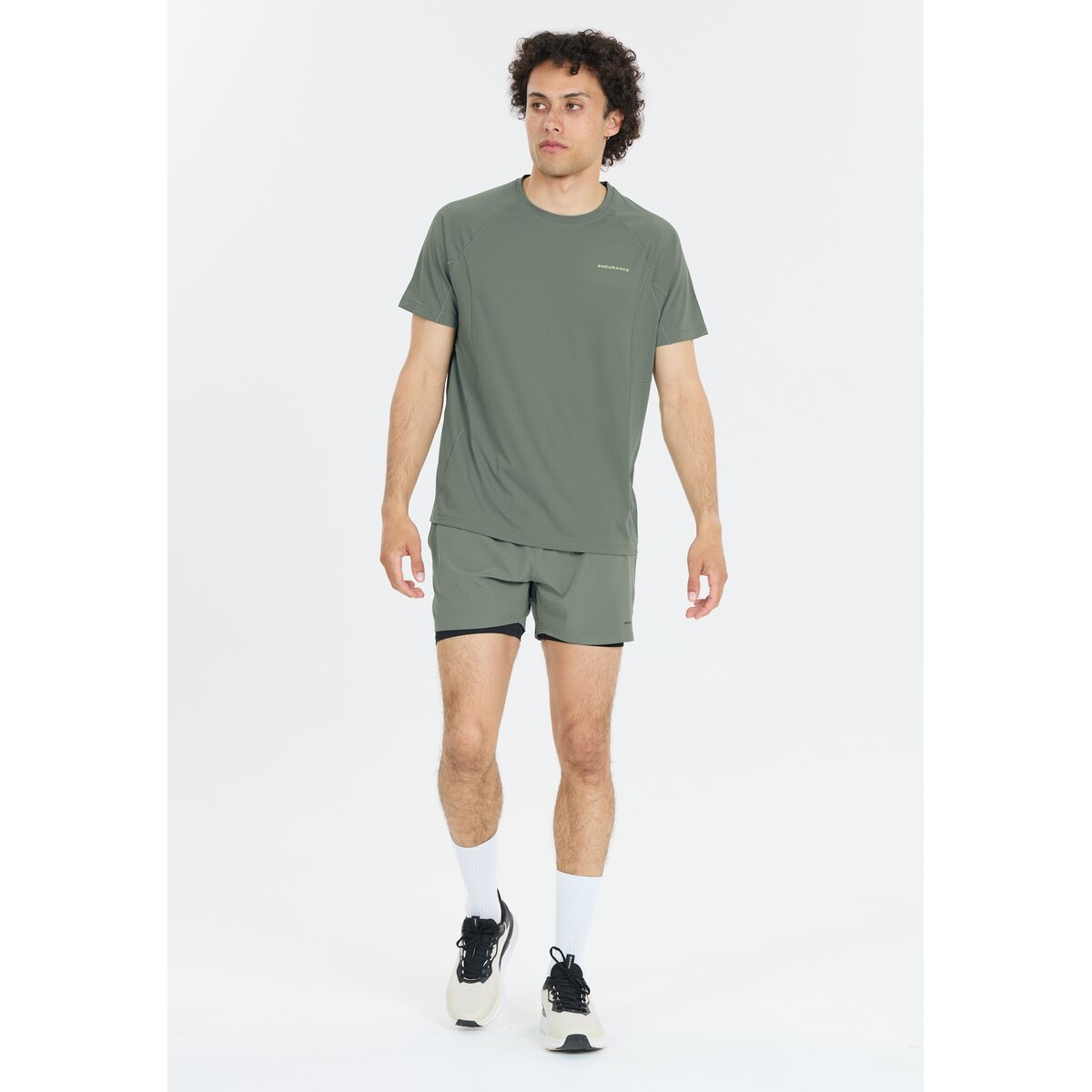 Mens Kros 2 in 1 Running Short