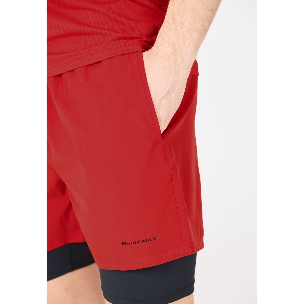 Mens Kros 2 in 1 Running Short