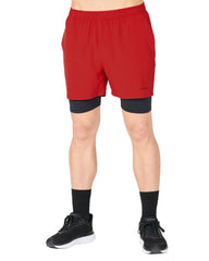 Mens Kros 2 in 1 Running Short