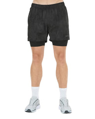 Mens Koy 2 in 1 Printed Shorts