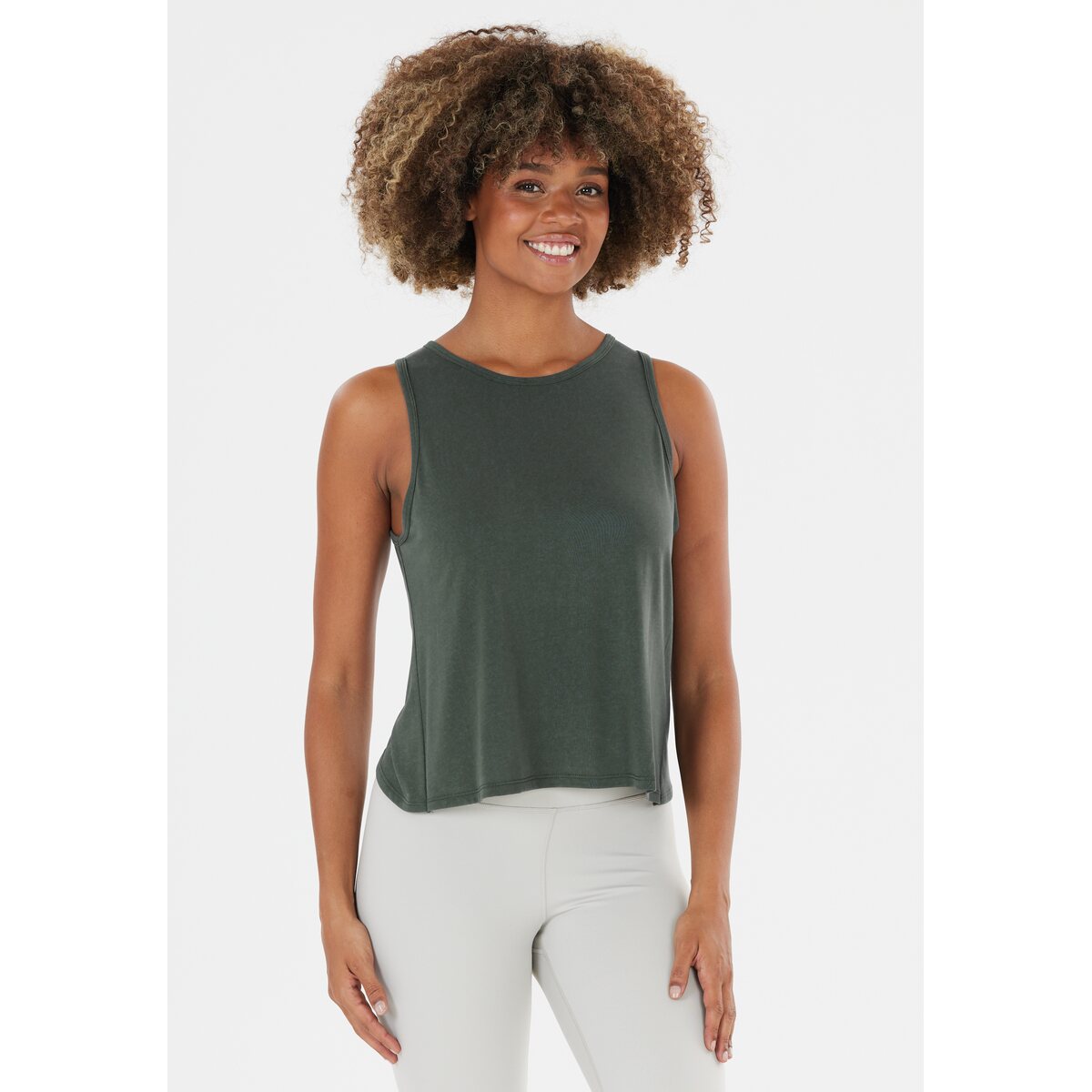 Womens Yoga Haze Open Back Tank