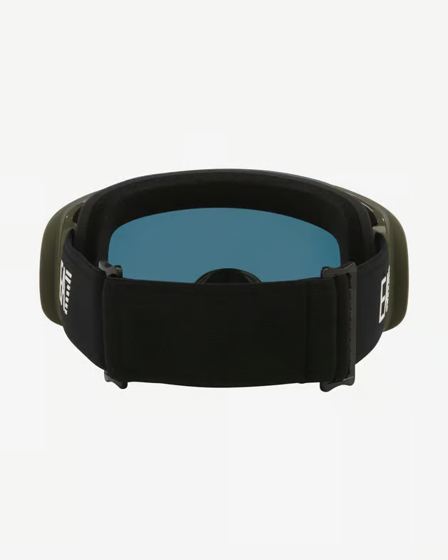 Military Green Frame 2 Lens Mirror Gold Clear Snow Goggle
