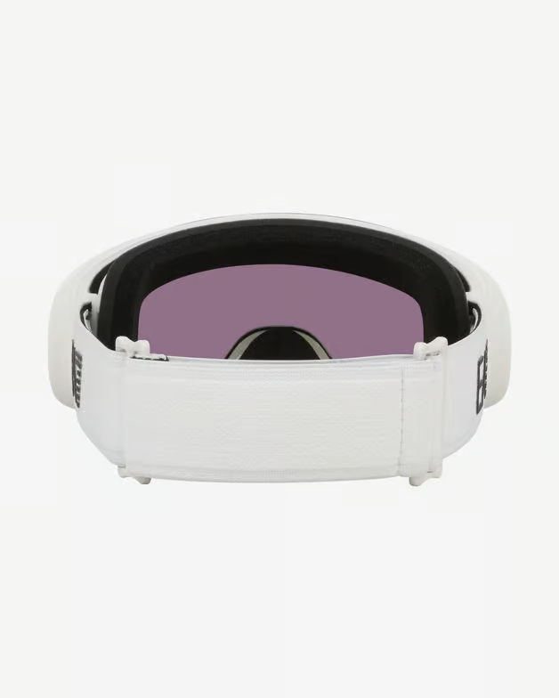 Shiny White Frame 2 Lens Green Mirror Orange Snow Goggle