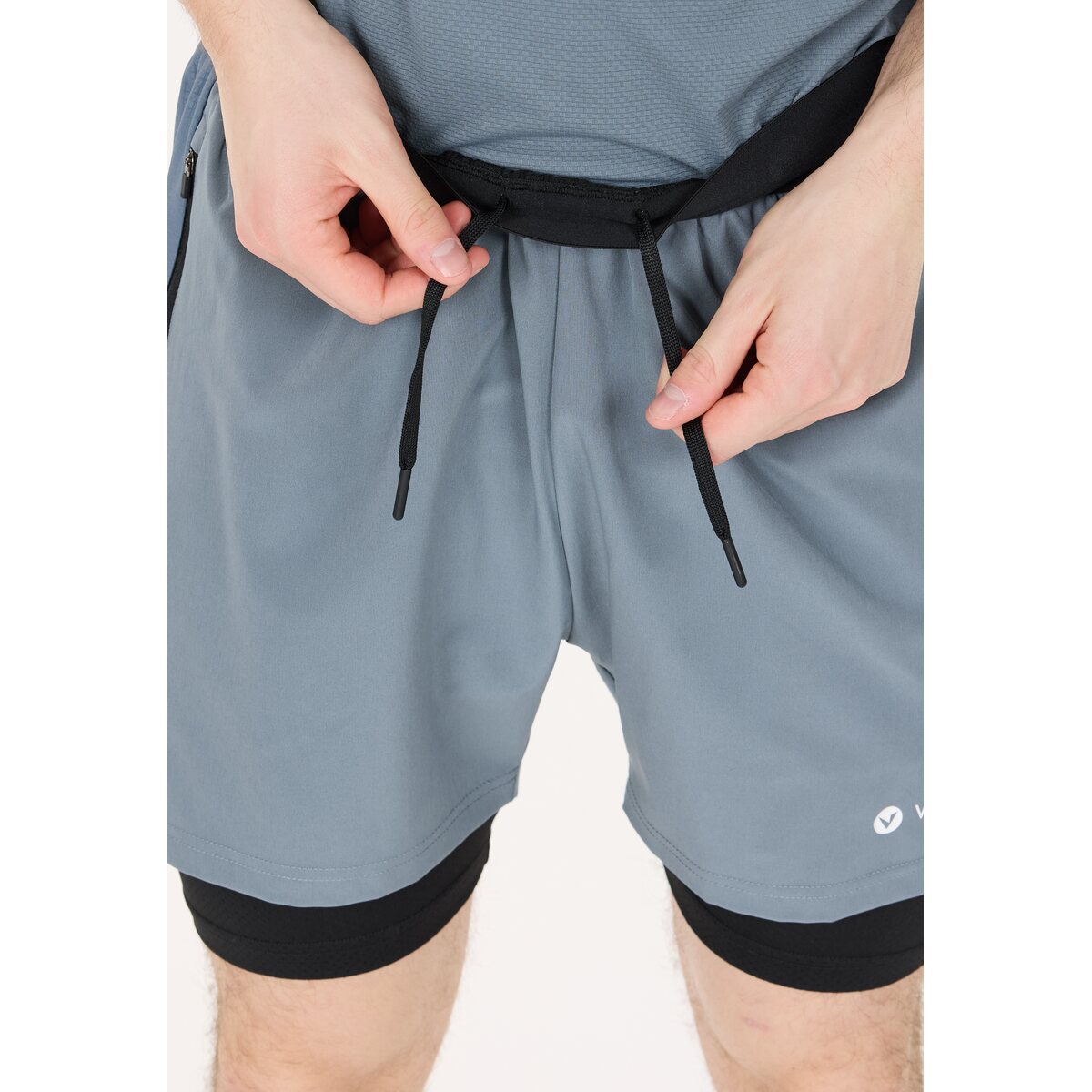 Mens Dylan 2 In 1 Stretch Shorts