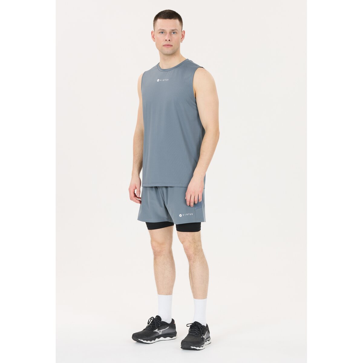 Mens Dylan 2 In 1 Stretch Shorts
