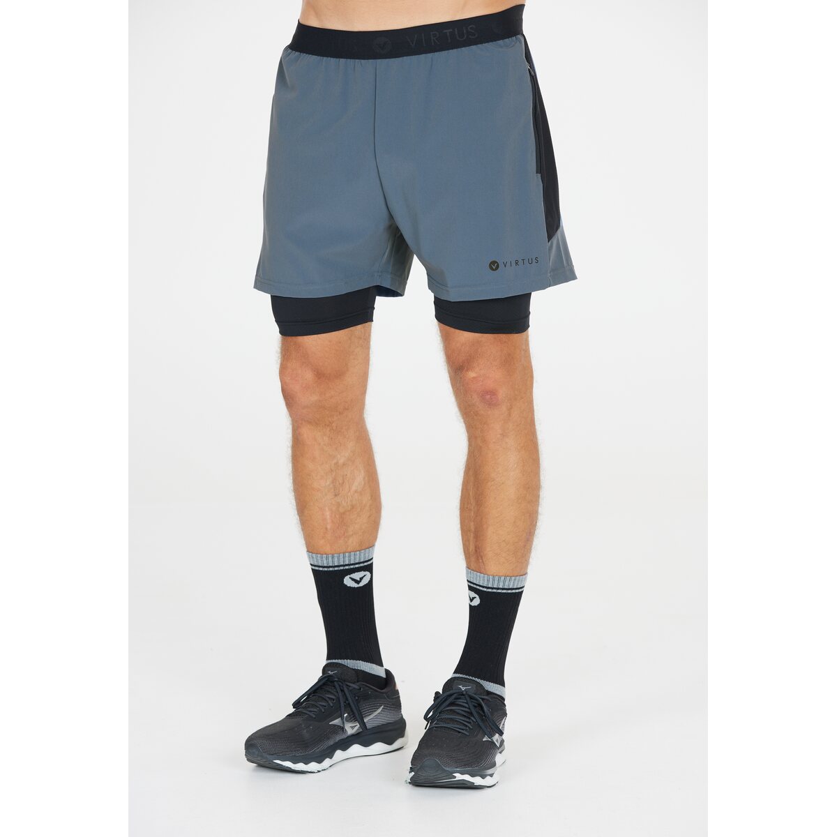 Mens Dylan 2-in-1 Stretch Shorts