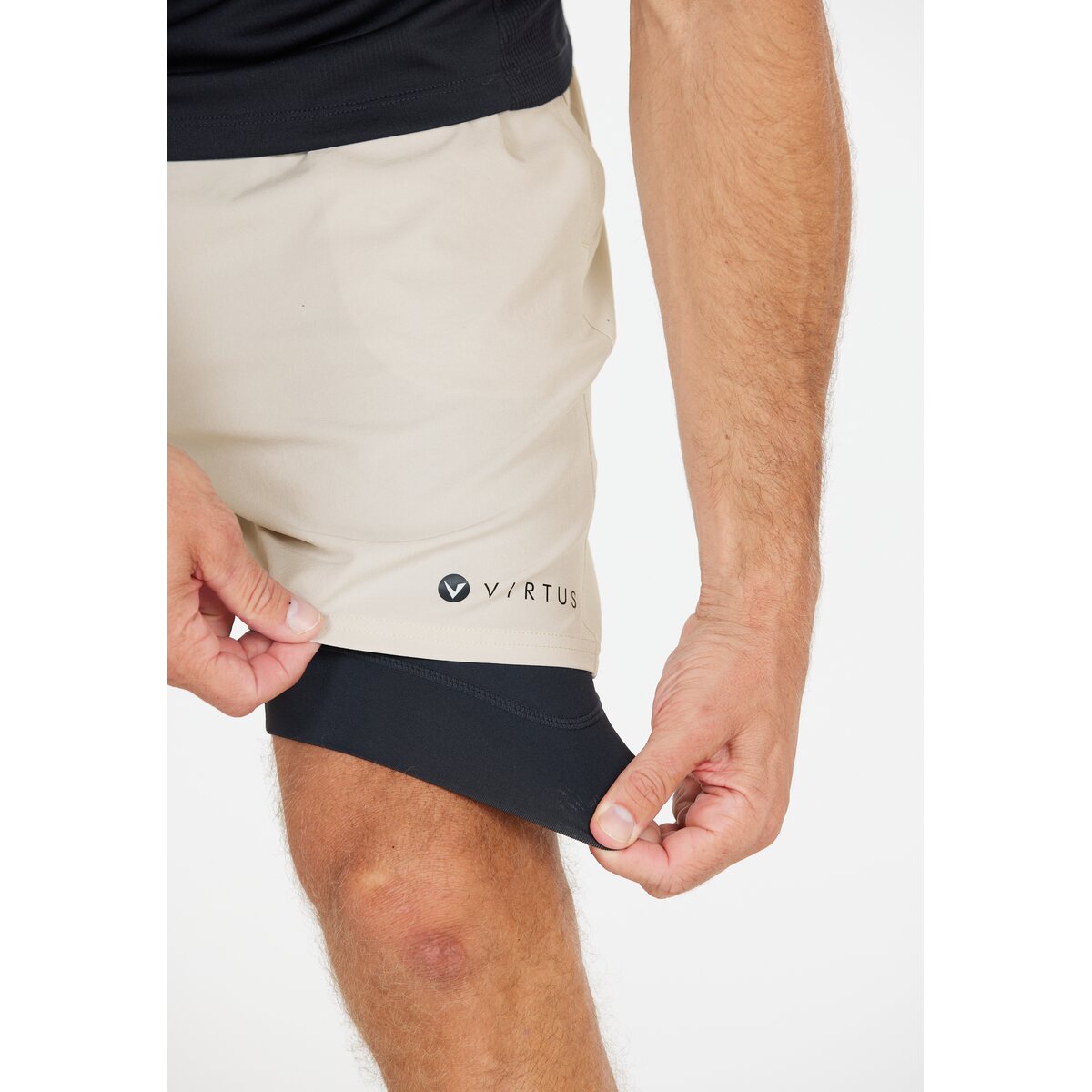 Mens Zayne 2-in-1 Stretch Shorts