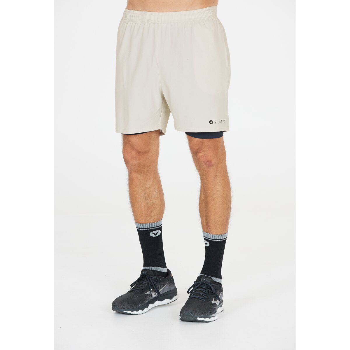 Mens Zayne 2-in-1 Stretch Shorts