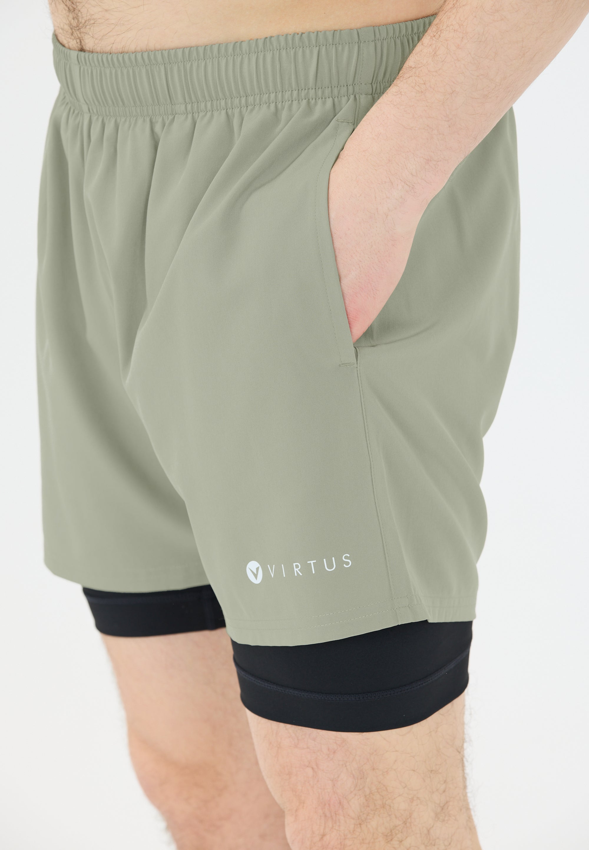 Mens Zayne 2 in 1 Shorts